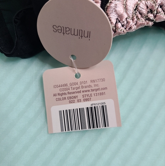 VTG Gilligan & O'Malley Pretty Mesh Embroidered Bikini Panty Size Sm - Picture 6 of 6